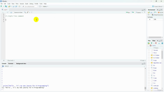R Programming - R Programming Language Beginners to Pro – Screenshot 1