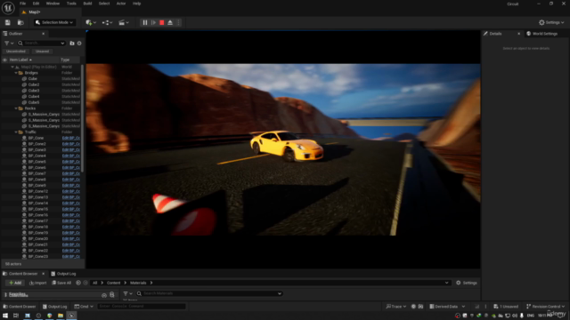 Unreal Engine 5.4 C++ Conduite d'une voiture pour débutants - Screenshot_03