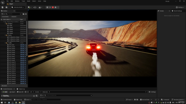 Unreal Engine 5.4 C++ Conduite d'une voiture pour débutants - Screenshot_04