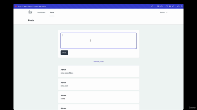 Laravel 11 with Inertia.js and React | A Practical Guide - Screenshot_02