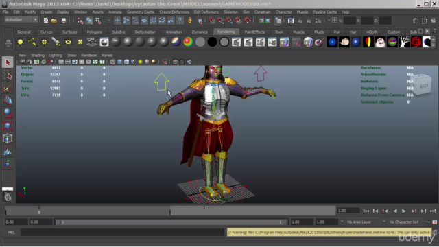 Creating a Game Character in Maya and Unity - Screenshot_01