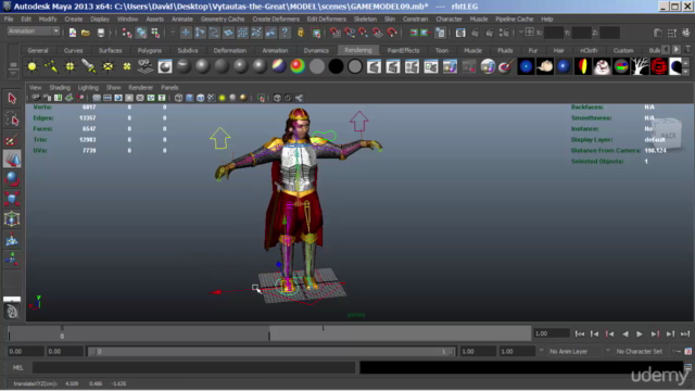 Creating a Game Character in Maya and Unity - Screenshot_02