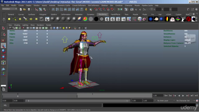 Creating a Game Character in Maya and Unity - Screenshot_03