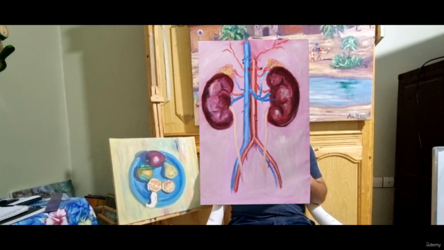 How to  paint kidneys anatomically with oil colors - Screenshot_01