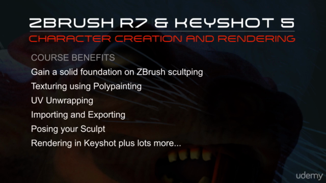 Character Creation with ZBrush r7 and rendering in Keyshot 5 - Screenshot_01