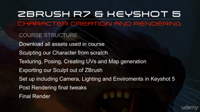 Character Creation with ZBrush r7 and rendering in Keyshot 5 - Screenshot_03