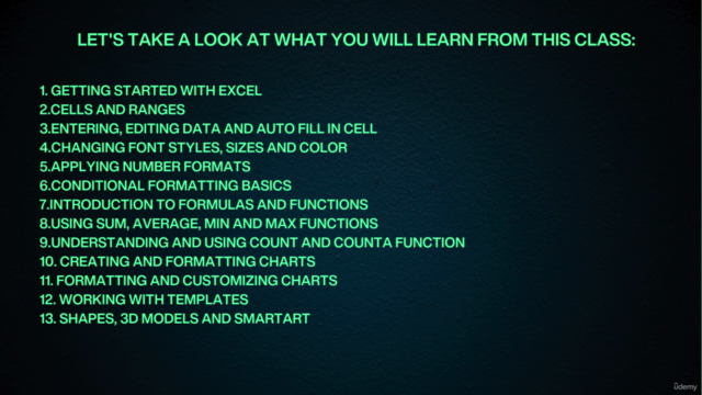 Excel for Everyone: Essential Skills for Work and Life - Screenshot_01