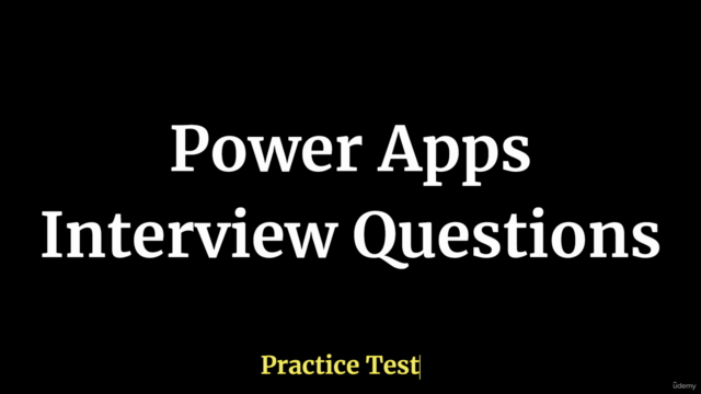 Power Apps Interview Questions Practice Test - Screenshot_01