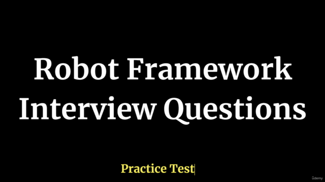 Robot Framework Interview Questions Practice Test - Screenshot_01