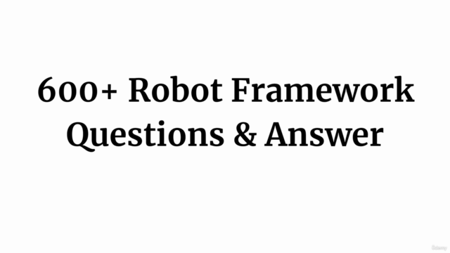 Robot Framework Interview Questions Practice Test - Screenshot_04