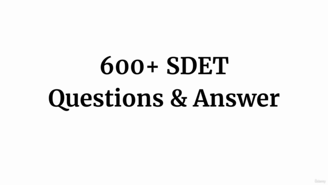 SDET Interview Questions Practice Test - Screenshot_04