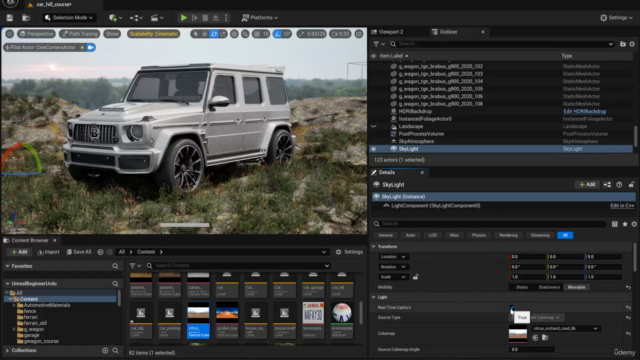 Unreal Engine 5: Realistic Automotive Rendering Masterclass - Screenshot_01