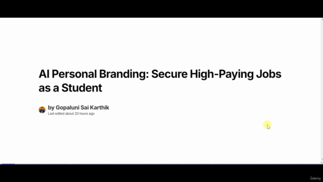 AI Personal Branding: Secure High-Paying Jobs as a Student - Screenshot_01