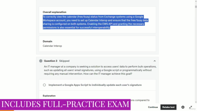 Professional Google Workspace Administrator Mock Exam Test - Screenshot_02