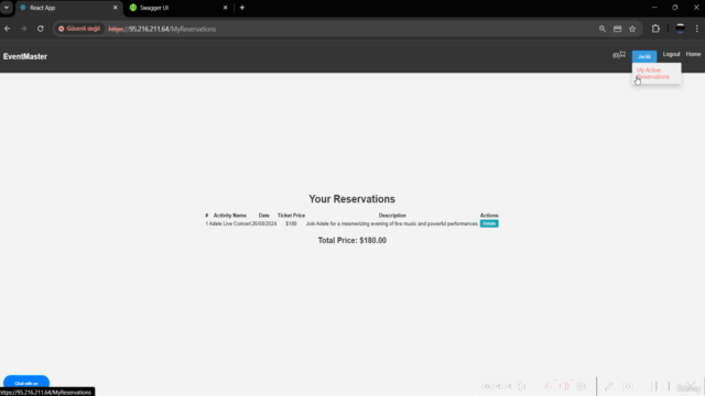 Build A EventMaster App With .Net Core And ReactJs - Redux - Screenshot_03