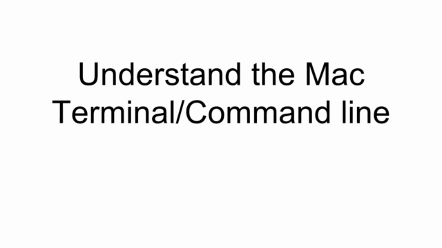 Understand the Mac Terminal/Command Line - Screenshot_01