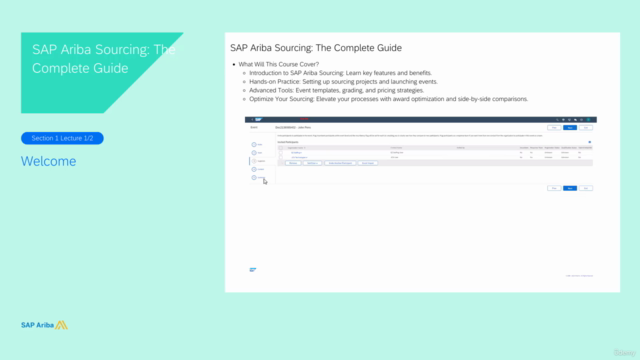 The Complete SAP Ariba Sourcing Masterclass - Screenshot_03