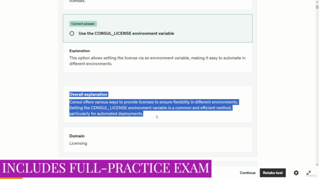 HashiCorp Certified Consul Associate Mock Exam Test - Screenshot_01