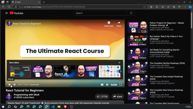 React JS Bootcamp:Build Netflix,YouTube Clone and 3 Projects - Screenshot_02