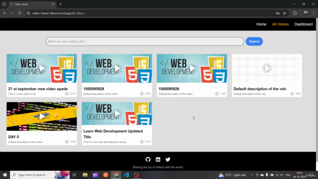 MERN Stack Course: Build a Video Sharing Web App with AWS - Screenshot_01