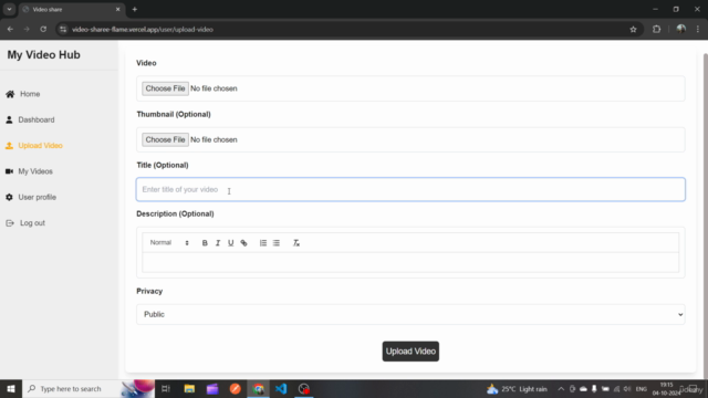 MERN Stack Course: Build a Video Sharing Web App with AWS - Screenshot_02