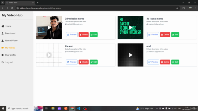 MERN Stack Course: Build a Video Sharing Web App with AWS - Screenshot_03