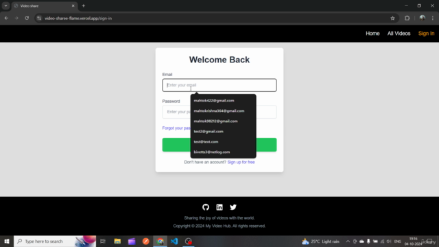 MERN Stack Course: Build a Video Sharing Web App with AWS - Screenshot_04
