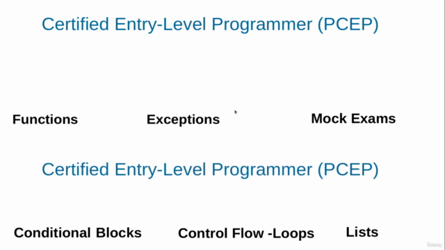 Python For Absolute Beginners & Pass The PCEP Exam - Screenshot_04