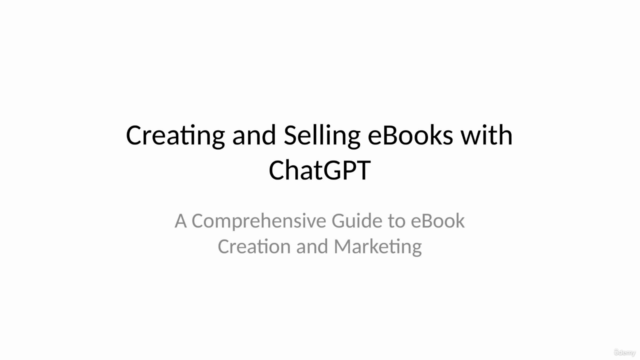 ChatGPT Guide: Create and Sell ebooks Using ChatGPT - Screenshot_01