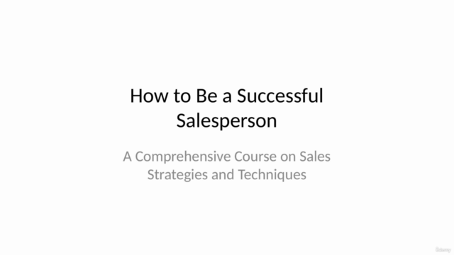 Sales Masterclass: How to Be a Successful Salesperson - Screenshot_02