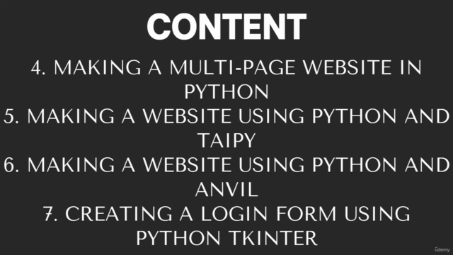 Python Web Developer Masterclass - Build 6 Website - Screenshot_02