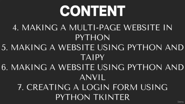 Python Web Developer Masterclass - Build 6 Website - Screenshot_03