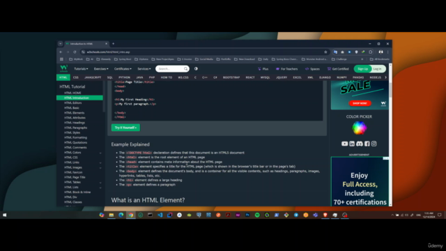 Learn HTML – Full Tutorial [Arabic] - Screenshot_02