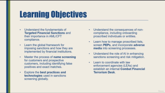 Mastering AML Targeted Financial Sanctions - Screenshot_01