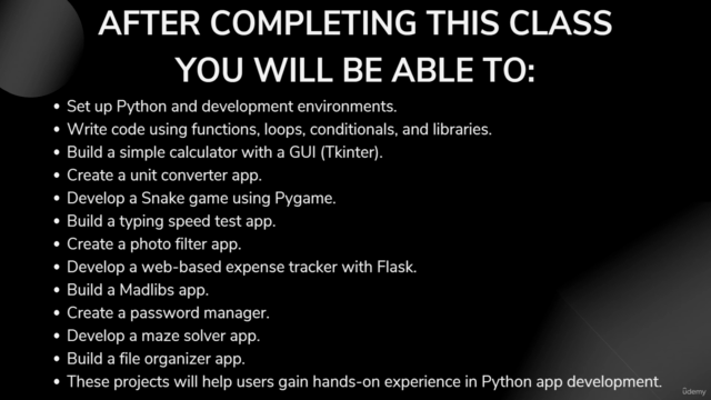 Build 8 Python Apps Games and Web Application Python Master - Screenshot_03