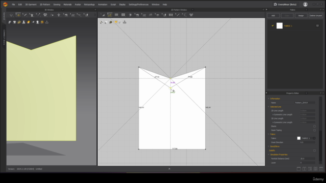 Marvelous Designer (ABC) Tools Practice Course for Beginners - Screenshot_01