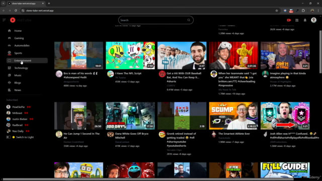 Next JS Course: Build a Complete YouTube Clone Web Project - Screenshot_01