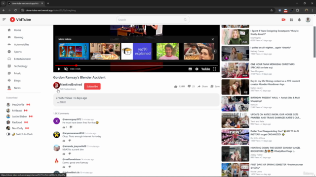 Next JS Course: Build a Complete YouTube Clone Web Project - Screenshot_03