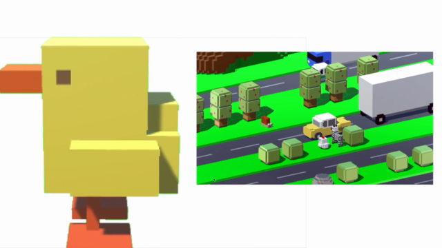 3D Pixel Art for non artist. Crossy Road Modeling. Unity 3D - Screenshot_01