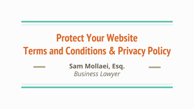 Protect Your Website: Terms and Conditions & Privacy Policy - Screenshot_01