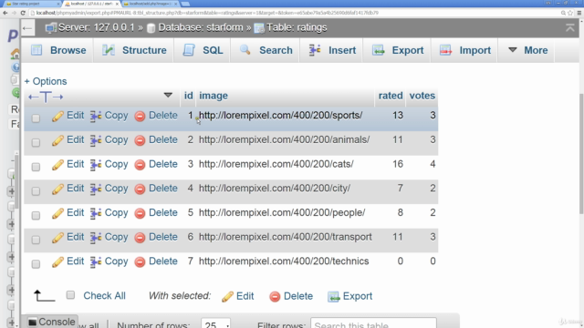 Star Rating Project AJAX with JSON response from PHP MySQL - Screenshot_02