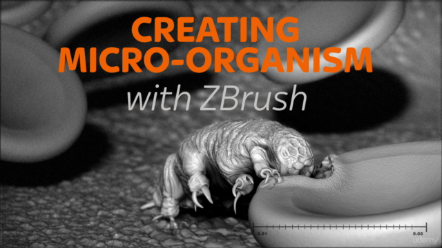 Learn Sculpting in Pixelogics ZBrush Create a Micro Organism - Screenshot_01