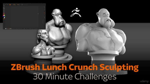 Speed Lunch Crunches for Beginners to Pixelogics ZBrush - Screenshot_01