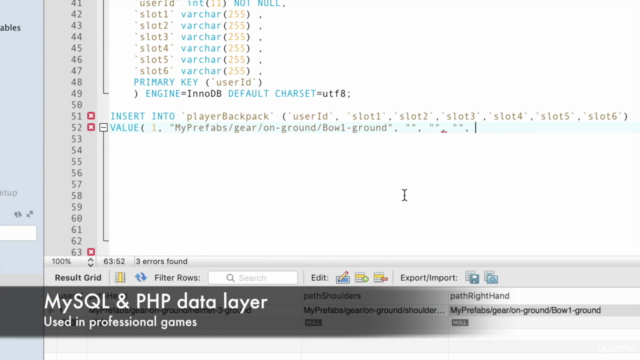 Unity 5 Interact with the database like a pro - php mysql - Screenshot_03