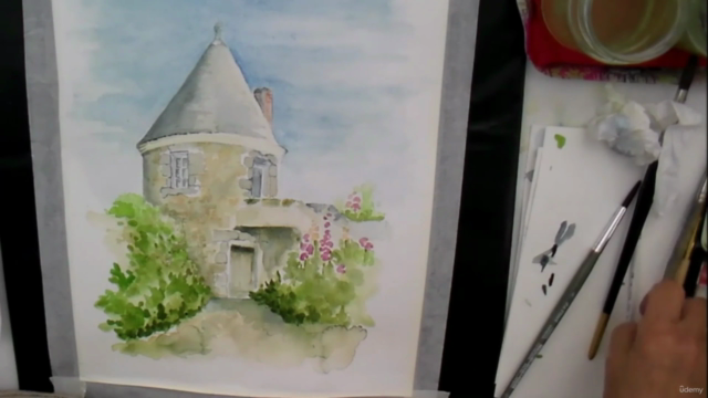 FRENCH LOIRE chateau turret & flowers in SIX steps. AWESOME - Screenshot_03