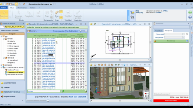 EDIFICIUS: modelado BIM con renderizado en tiempo real - Screenshot_01